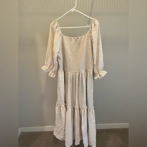 Ivy City ivory flowy dress